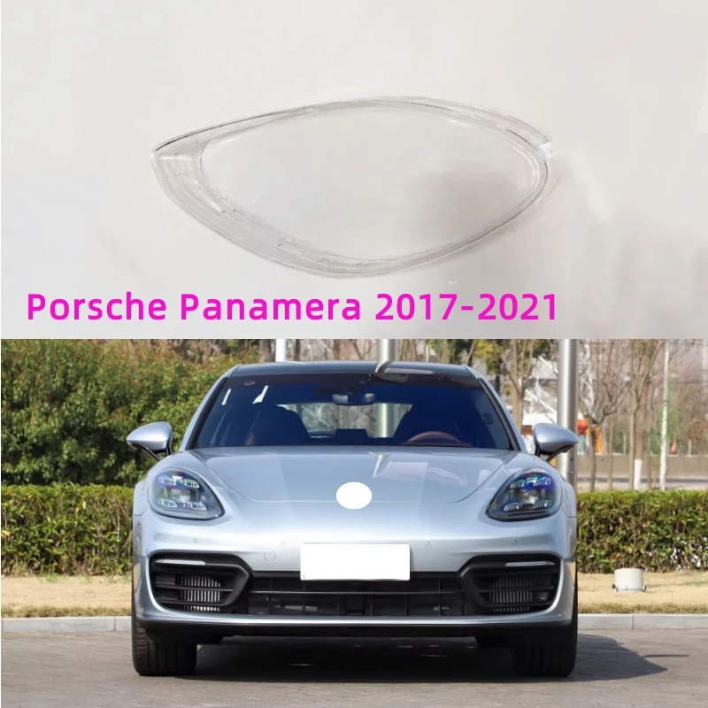 

For Porsche Panamera GTS 2017 2018 2019 2020 2021 Car Headlight Shell Headlamp Cover Replacement Lamp Shade Headlamp Lens Glass