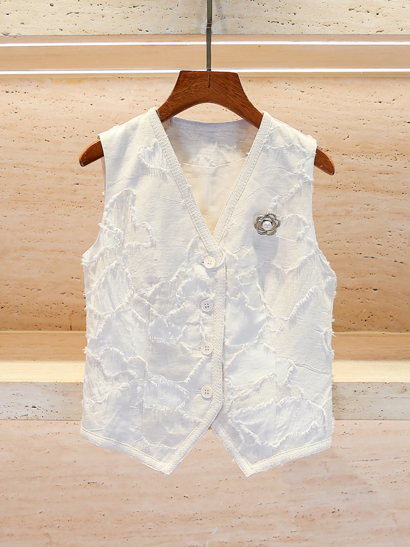 High-End Herfst Faion Set ort Broek V-hals Vest Dameskleding South Oil Faionable Kleine Fraance Sle 2025