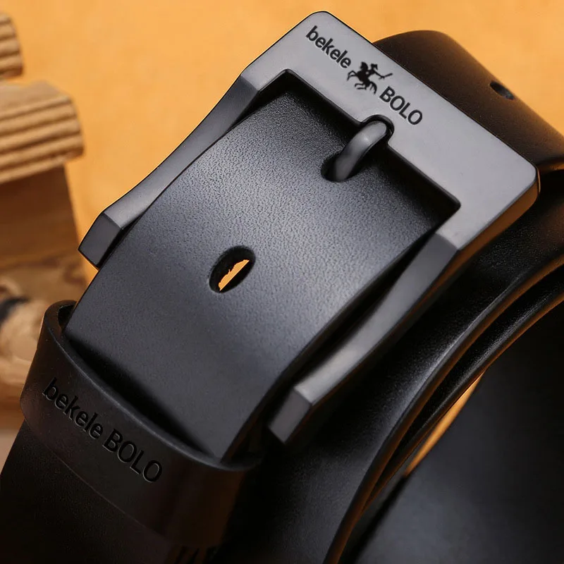 

Мужской ремень из натуральной кожи, модный ремень с пряжкой из сплава, роскошный брендовый ремень для джинсов, деловой ремень для мужчин, женский ремень