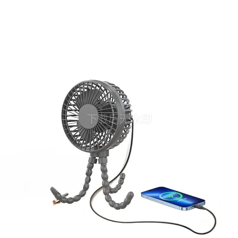 USB Octopus Fan Flexible Soft Wind Cooling Fan for Baby Stroller and Daily Use