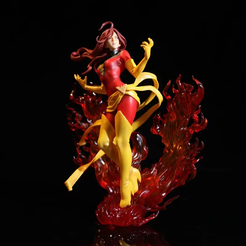 Marvel Anime X-Men Dark Phoenix beautiful girl scene box-packed Immovable statue Hobby Collectible Model Toy decoration gifts