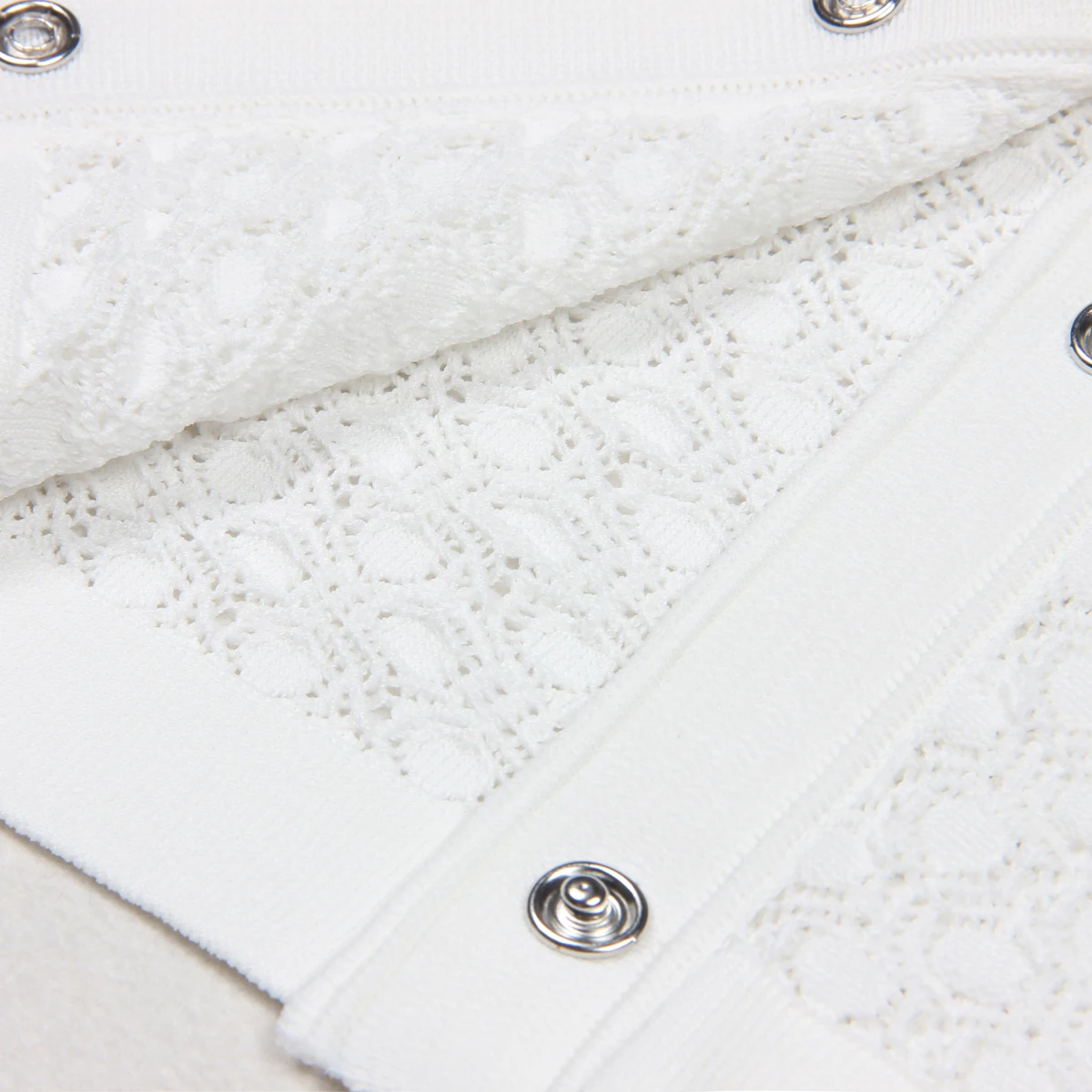 Primavera e outono nova moda de alta qualidade commuter único breasted camisa de malha feminina manga longa em torno do pescoço oco casaco