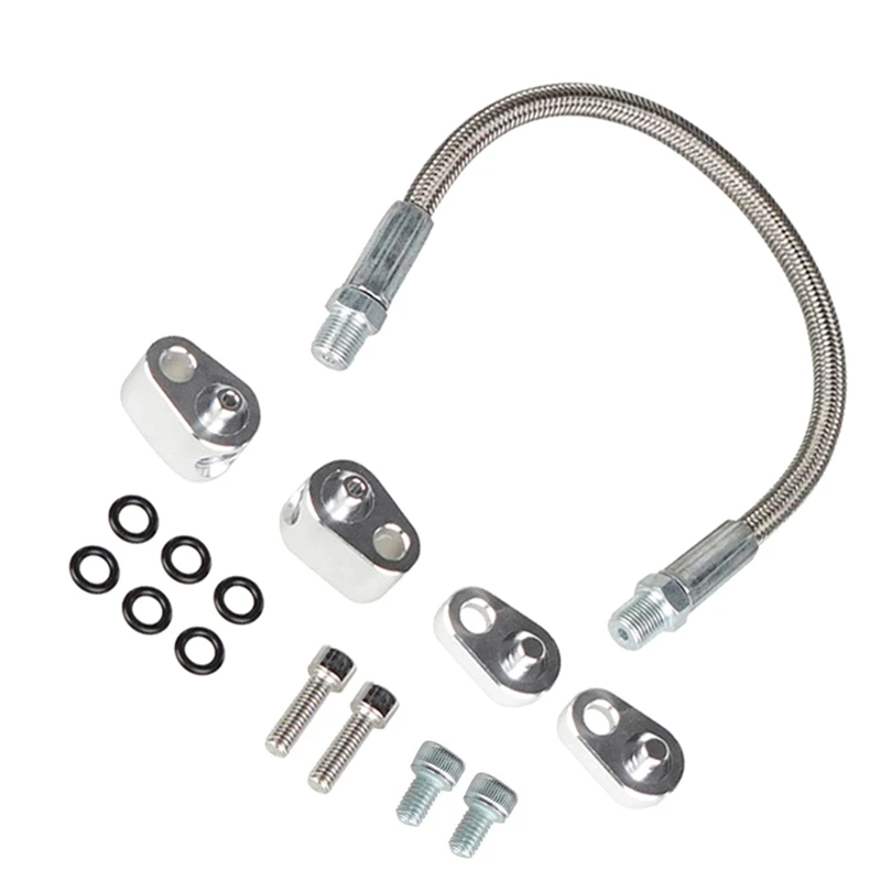 

Coolant Steam Crossover Hose High Performance Easy Install Replacement Quality Steam Hole Fittings Coolant Hose Kit