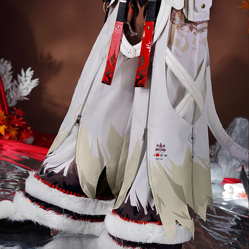 Wuthering Waves Lingyang Cosplay Costume Wig Game Uniform Liondance Troupe Glacio Resonator Jinzhou Halloween Party Women Men