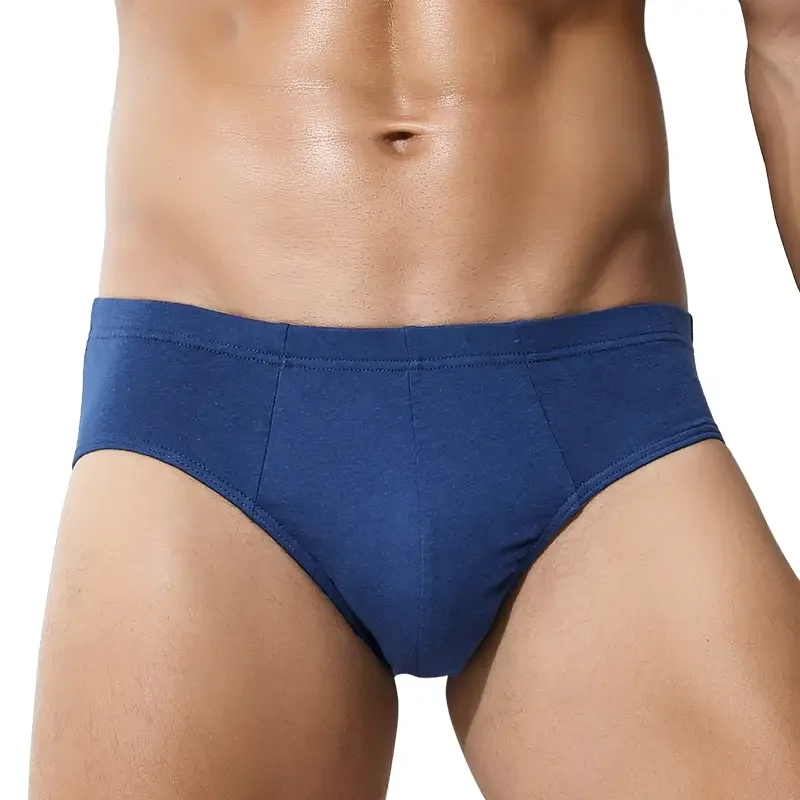 

Men's Pure Cotton Briefs, Men's Large Size Breathable Sports Underwear, Summer Thin and Comfortable Cotton Boys' Underpants
