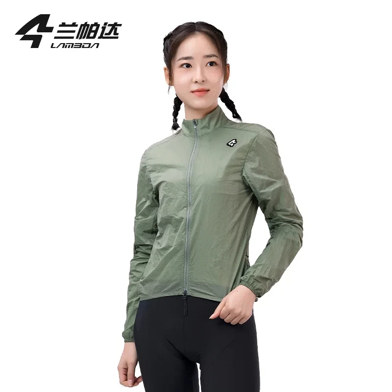 Lameda Women's Windbreaker Biker Jacket Windproof Cycling Clothes Lightweight Cycling Vest For Sport Bicycle Adventures