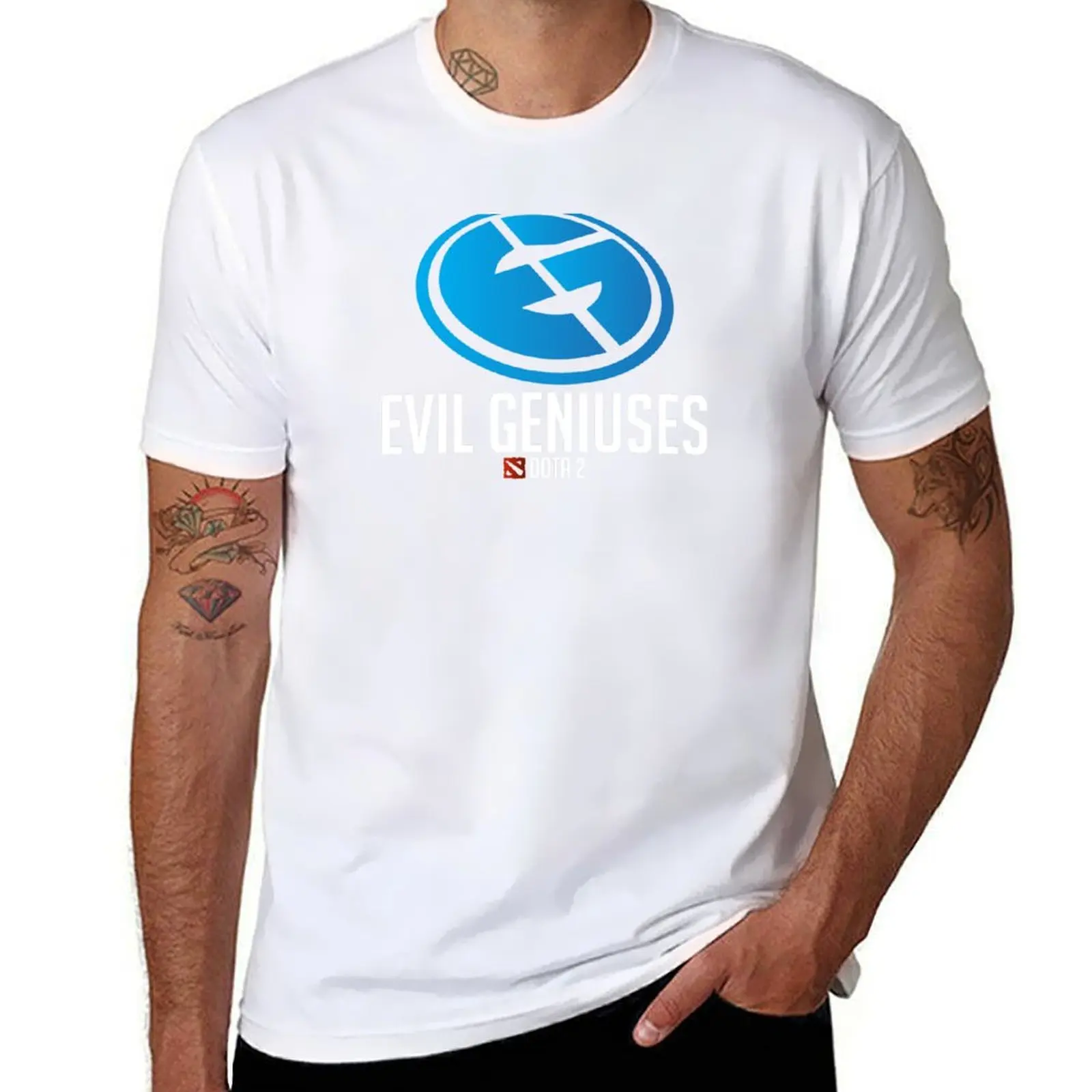 

Evil Genius - Dota 2 T-Shirt cotton t shirt pack essential t shirt T-Shirt