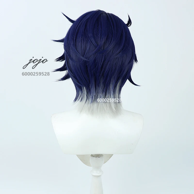 Honkai Star Rail  Game Sampo Koski Cosplay Wig Blue and white gradient color Hair Halloween Christmas Party Women Men Wig