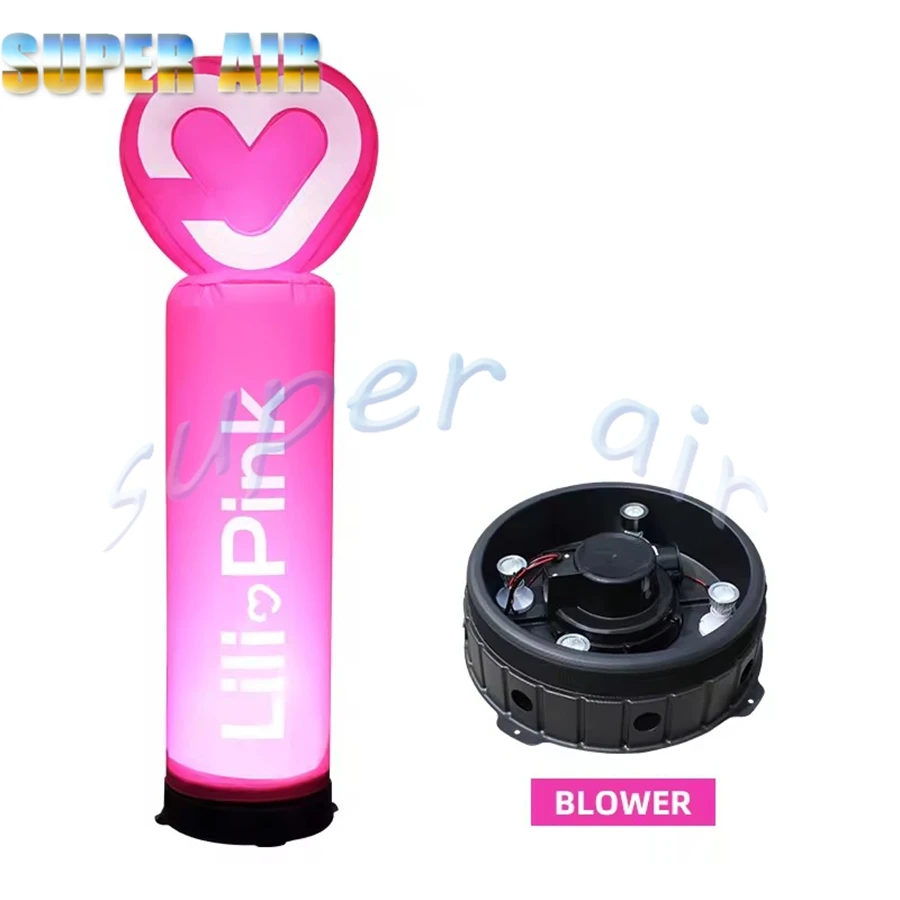 무대 장식용 맞춤형 상업 광고 풍선 조명 기둥