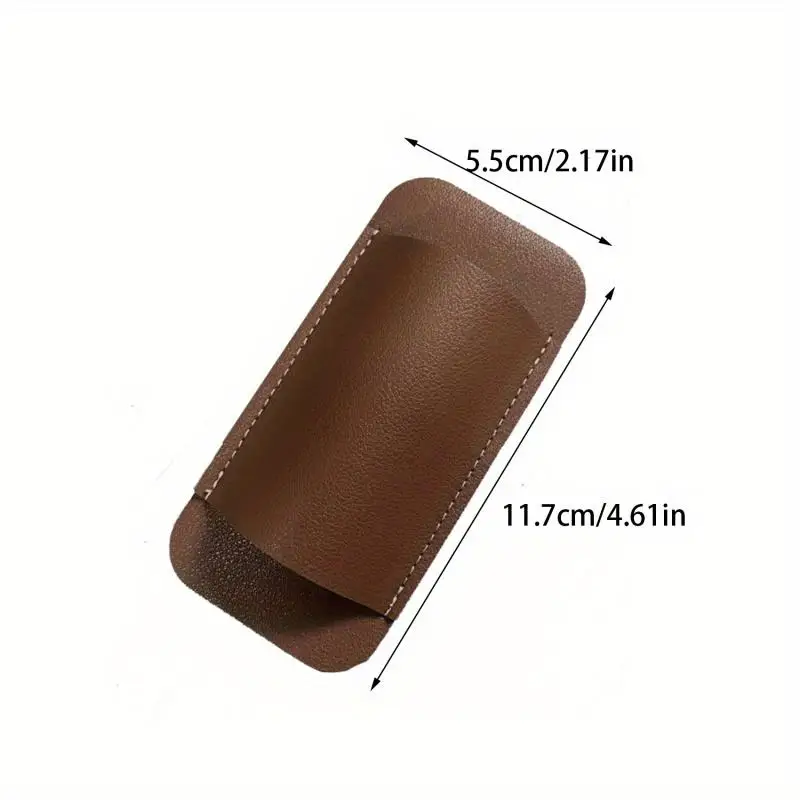 1PC Leather Knives Sheaths Leather Sheath for Folding Knives Carrier Mini Knives Flashlight Leather Holster
