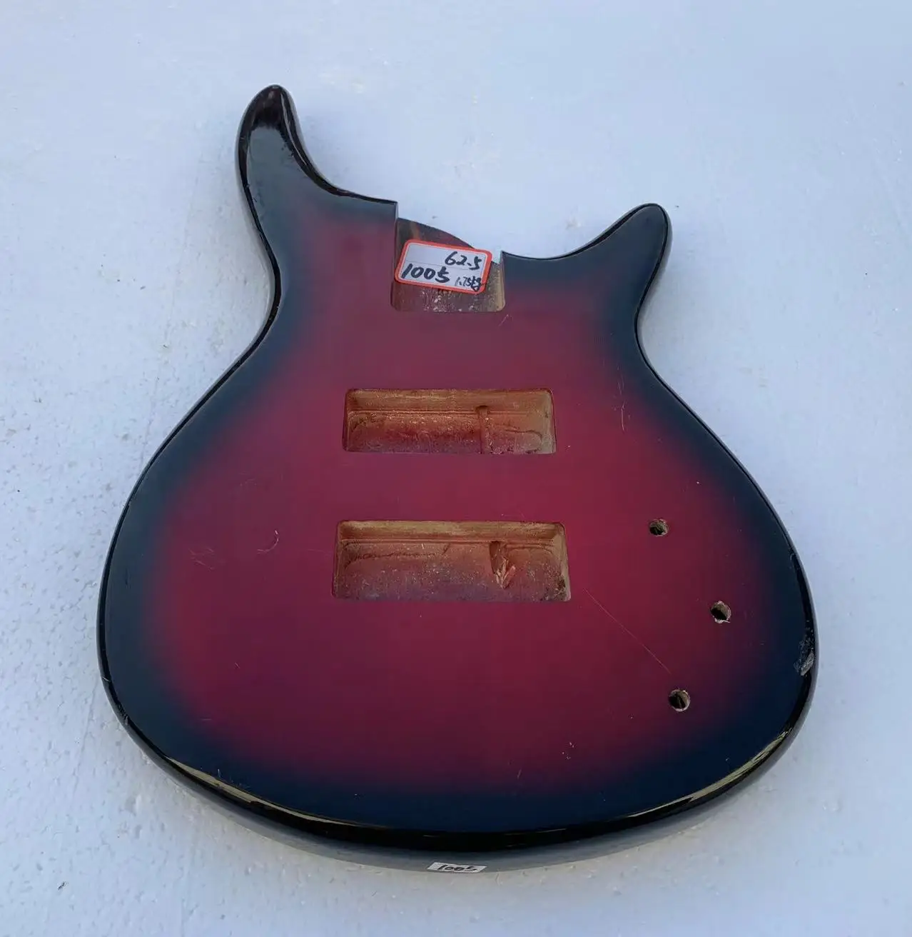 DIY Custom Electric Bass Guitar Guitarra Body in Stock Discount #1005