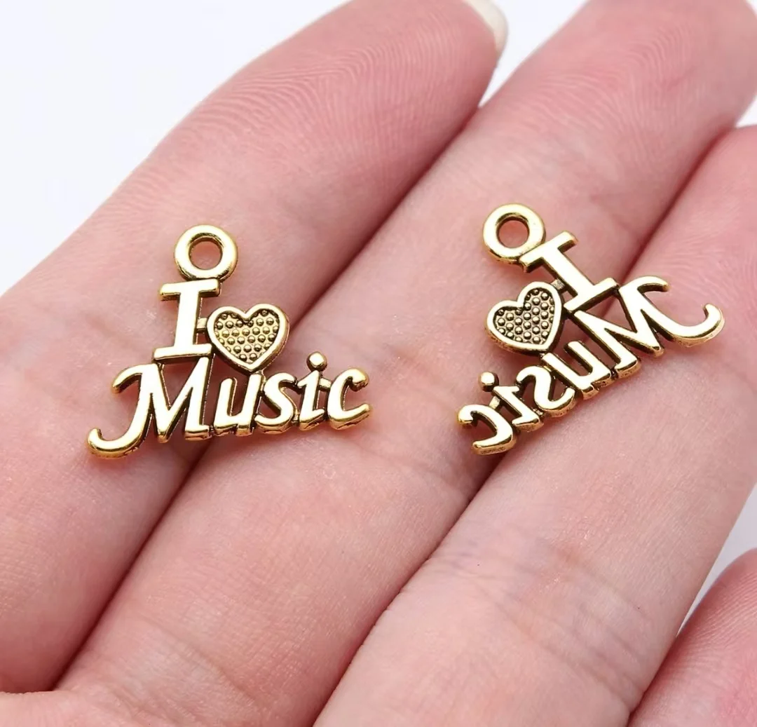 20 pz 20x16mm metallo in lega di zinco argento tibetano, bronzo anticato, fascino placcato oro anticato T0514 per la creazione di gioielli