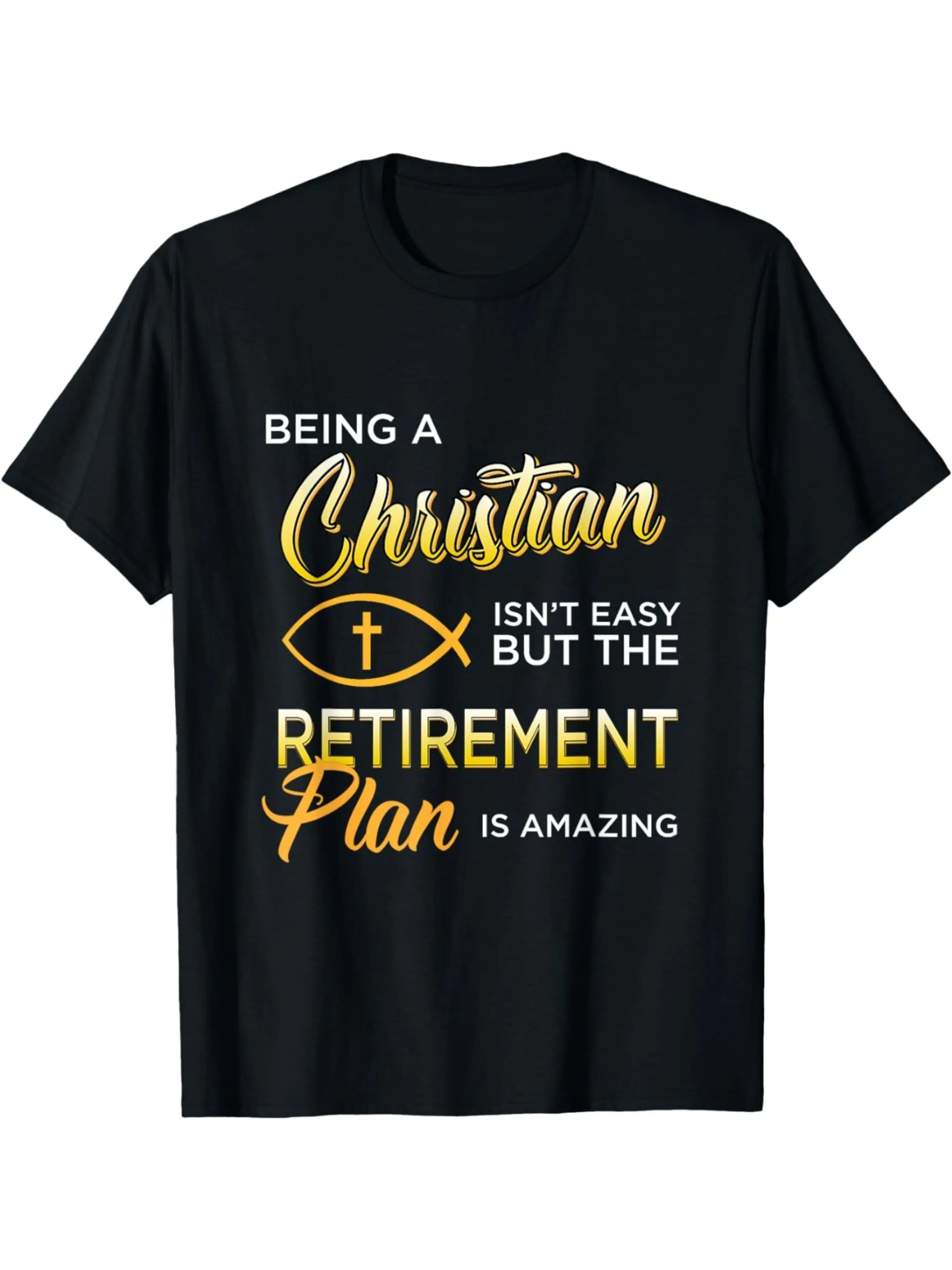 

Футболка «Христианский пенсионный план» — вдохновляющий дизайн «Евангелие» и стихи Библии