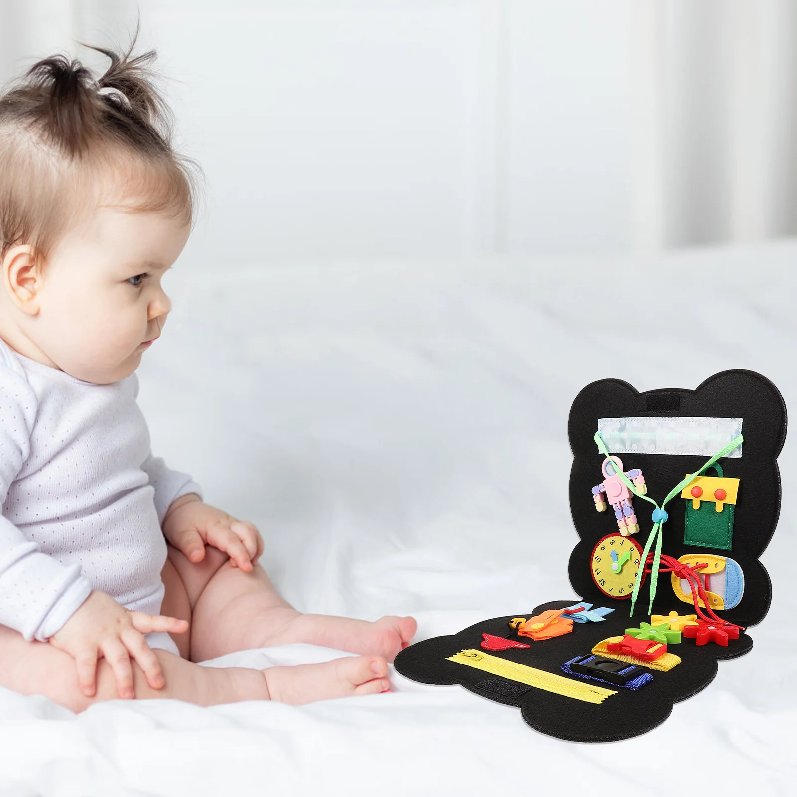 

Panda Felt Montessori Busy Music Toddler Activity for Girls Boys Toddlers