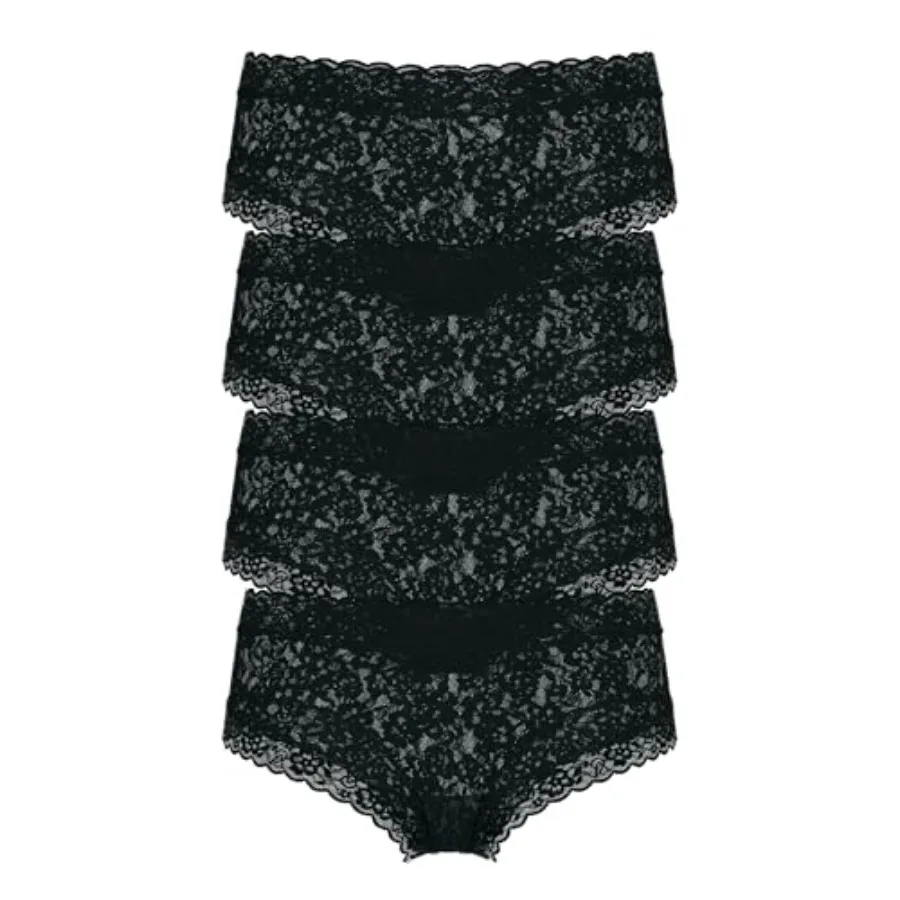 

Women's Lace Cheeky Underwear, Minimal Coverage Panties for Women, Pack XS-XXL