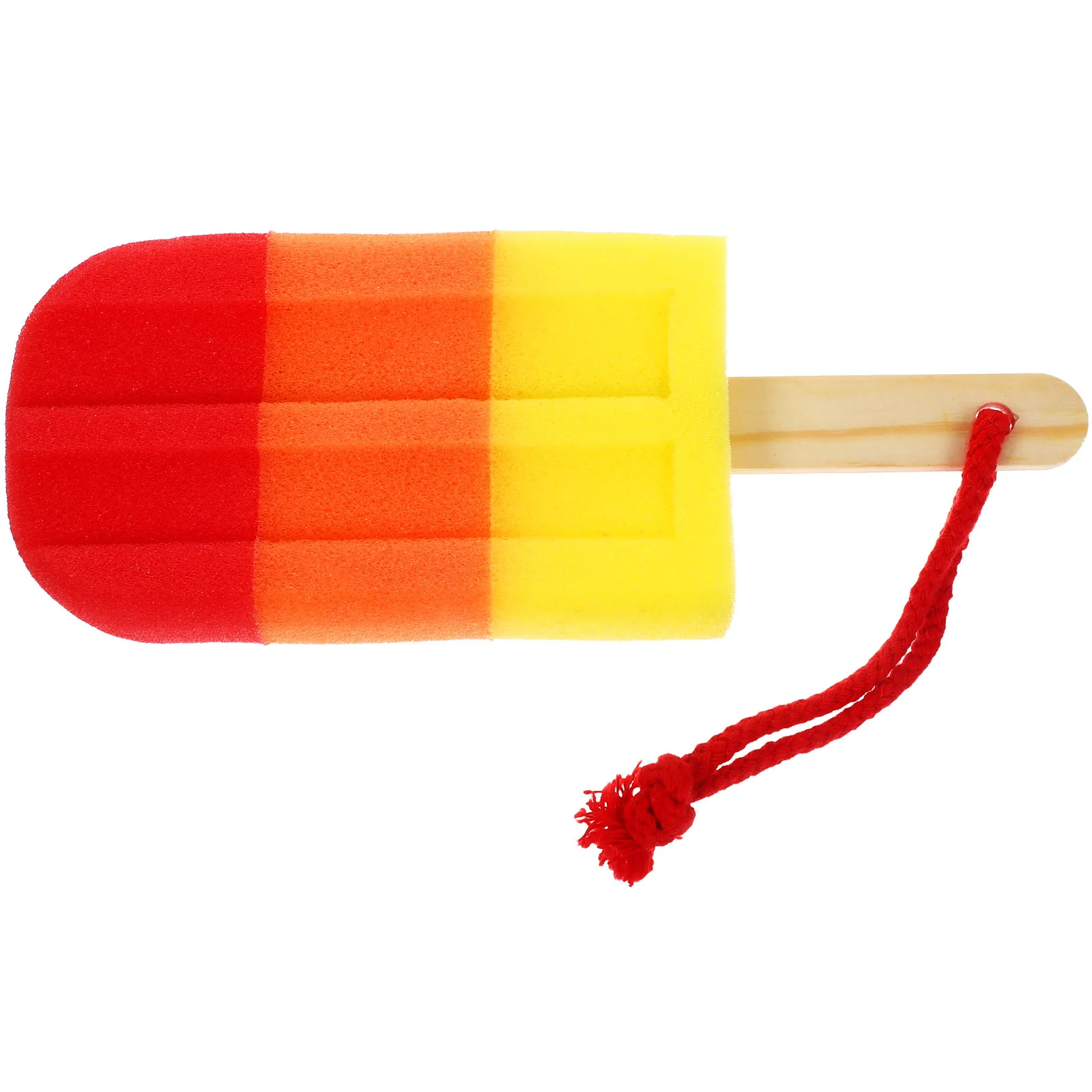 Exfoliating Bath Sponge Ice Cream Design Gentle on Skin Rich Foam Body Scrubber for Women Shower Supplies Body Sponge