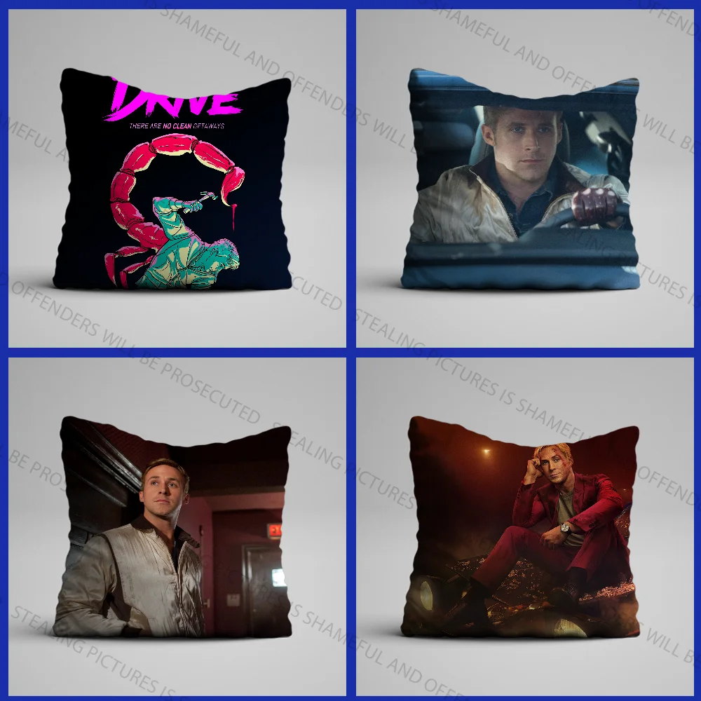 

R-Ryan G-Gosling-Drives Movie Pillow Case Pillowcase Home Sofa Cushions Car Cushions Office Pillow