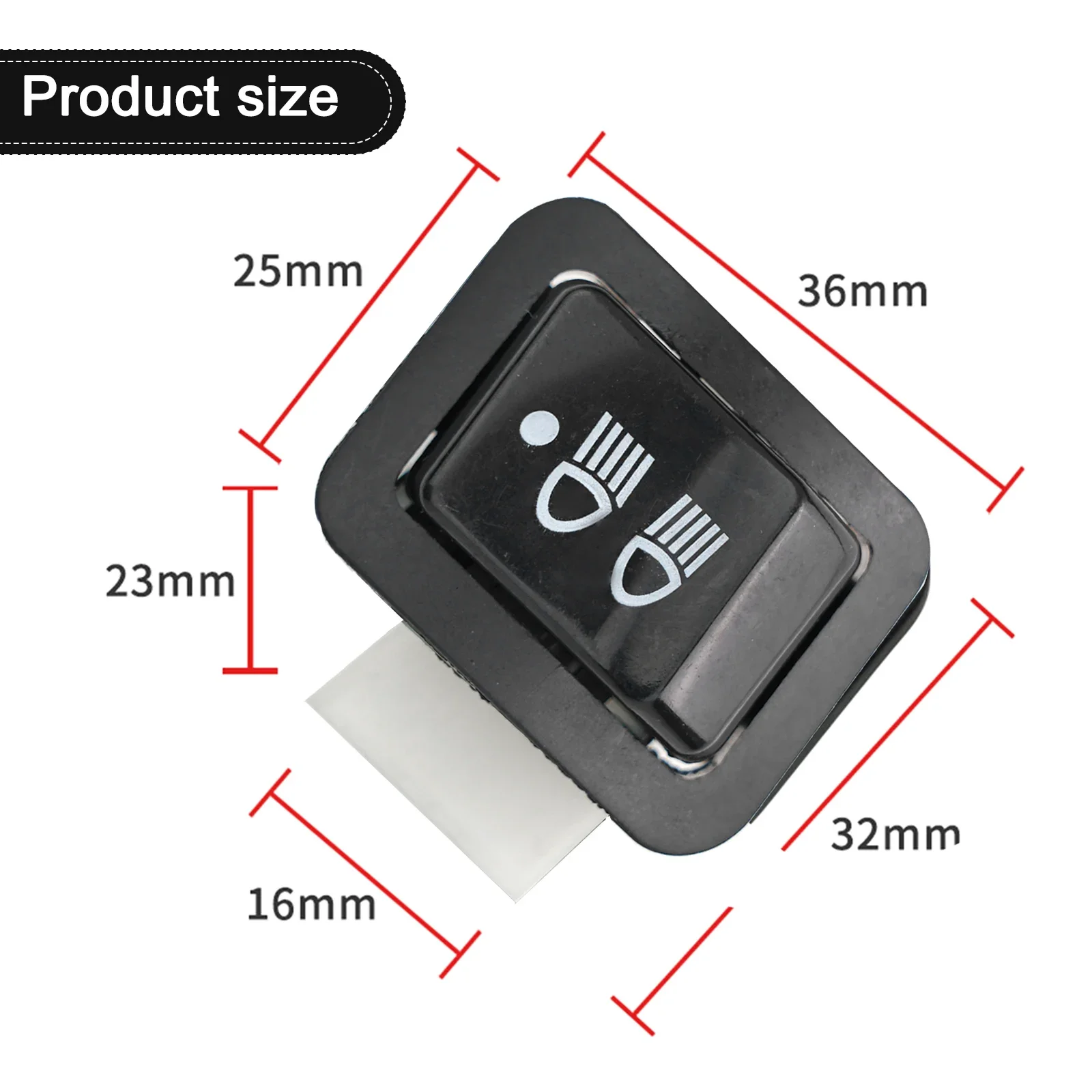 Brand New Motorcycle Switch Universal Precise Size REVO VEWA110 Scooter Start Up Button High Beam Low Beam 3rd Gear For Honda