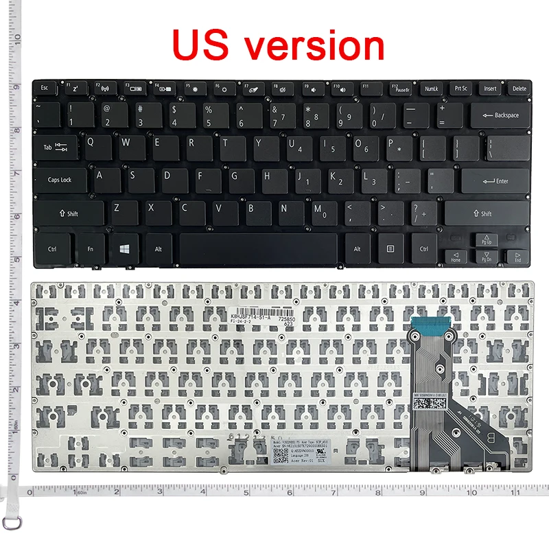 

US/BR New for Acer Swift 7 SF713-51-M51W SF714-51 SF713-51 Laptop Keyboard