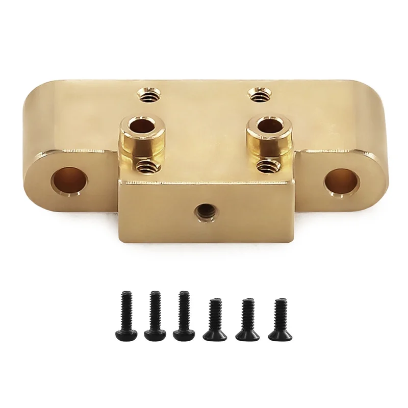 ABWE-para Losi 1:24 Micro-B/1:28 Micro-T Compatible con Kit de código de brazo inferior delantero de latón para accesorios de actualización de coche RC