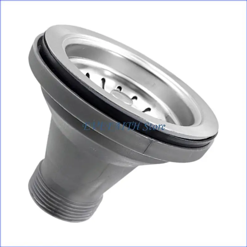 124B مجموعة استنزاف المطبخ والحمام، هيكل فولاذي، نظام ترشيح ثلاثي التثبيت السريع لسهولة التركيب بنفسك #3