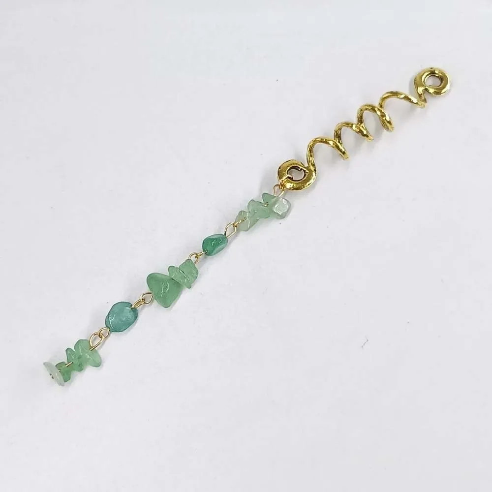 

Styling Hair Accessories Dreadlock Hair Jewelry Hip-hop Metal Braid Headdress Dangle Dreadlock Side Clip Spiral Long Tassel