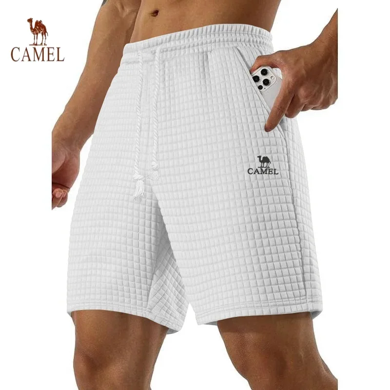 Zomerse geborduurde casual herenshorts van hoge kwaliteit, modieuze outdoorsport-werkkledingshorts