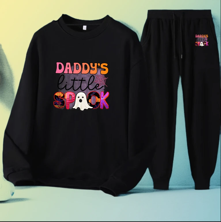 

Мужской комплект, спортивный костюм, спортивные спортивные костюмы с длинными рукавами для мужчин, осенний футбольный комплект с принтом Daddy's Little Spock, летняя мужская одежда