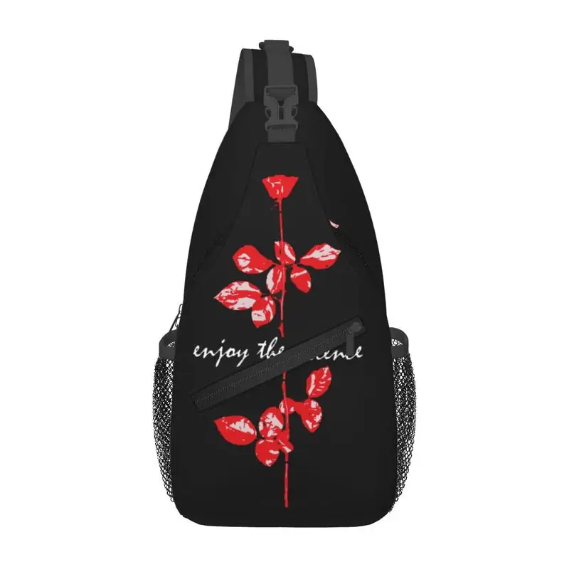 

Пользовательский электронный рок Depeche Cool Mode Sling Chest Crossbody Bag Мужской повседневный рюкзак на плечо для пеших прогулок