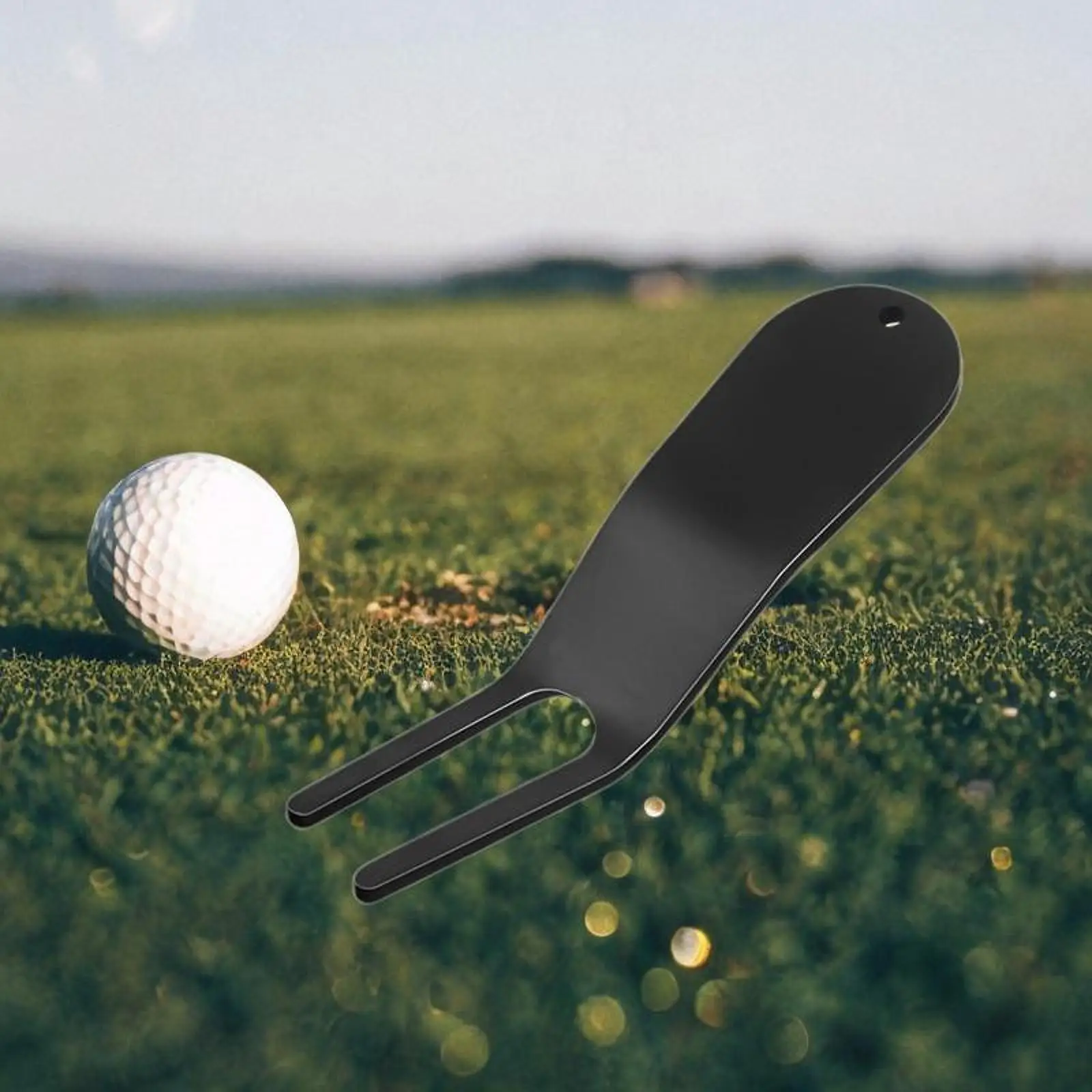 Golf Divot Tool Green Fork Replacement Marker Lawn Repair Prong Pitch Mark Repair Fork for Training Outdoor Activities Golfer