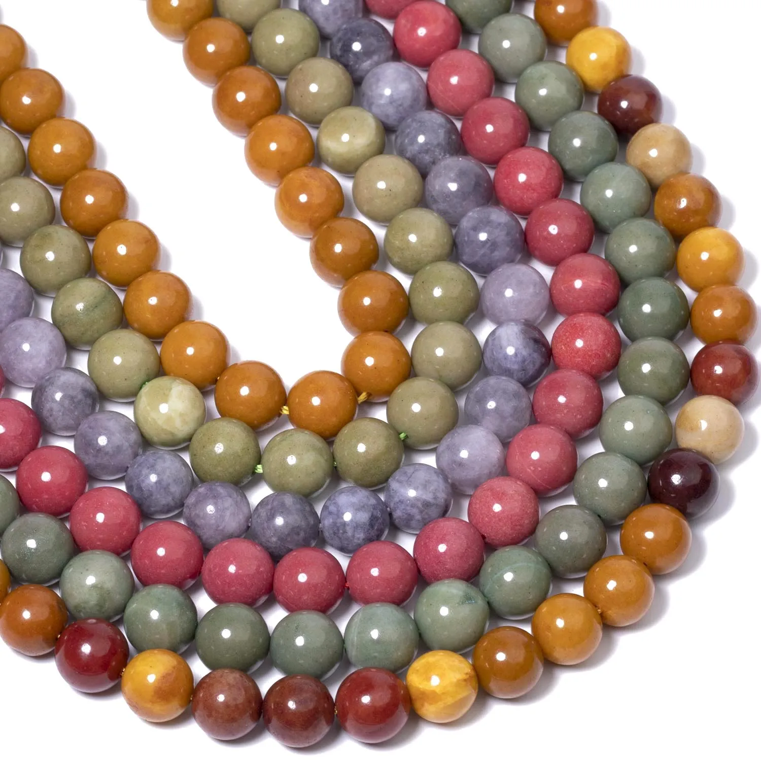 الحجر الطبيعي الأفوكادو الكسا Mookaite جاسبر فضفاض الخرز لصنع المجوهرات إكسسوارات ساحرة لتقوم بها بنفسك أقراط أساور 6/8/10 مللي متر #5