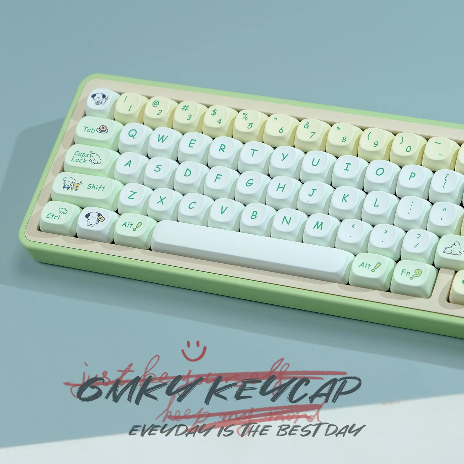 GMKY Keycaps PBT Dye-Sublimated FOA Profile For Filco/DUCK/Ikbc MX Switch Mechanical Keyboard