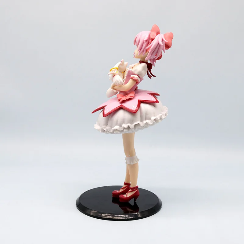 Puella Magi Madoka Magica Anime Figuur 22Cm Kaname Madoka Kawaii Cartoon Pvc Model Pop Desktop Decoratie Collectie Speelgoed Geschenken