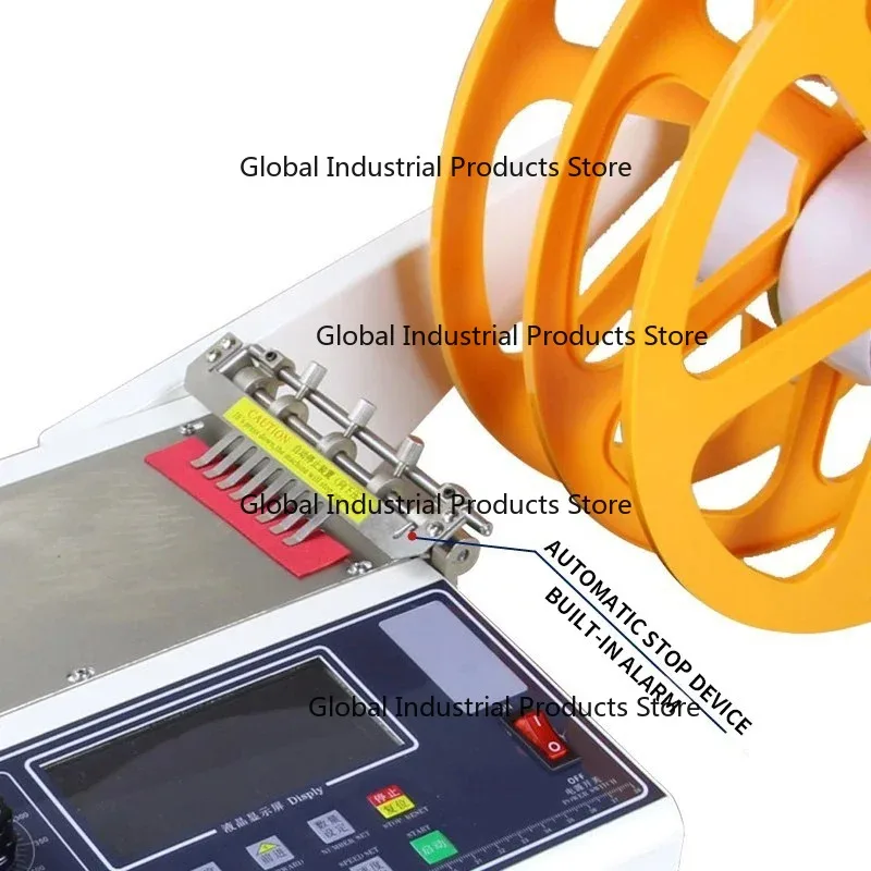 Automatic Computerized Tape Cutting Machine for Cold And Hot Zipper Velcro Elastic Band Ribbon - Precision Fabric Cutting Tool