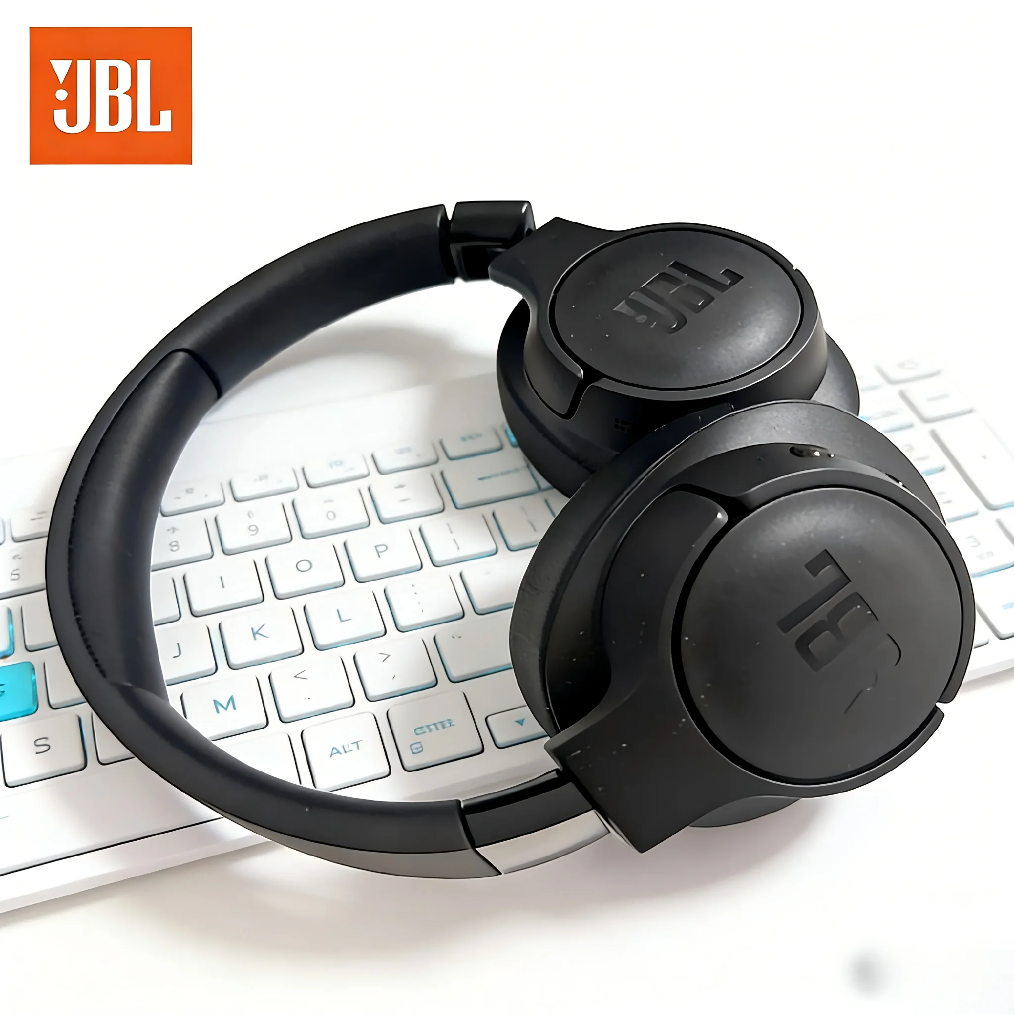 JBL Tune 720BT Wireless Bluetooth Connections Over Ear Headphones with Microphone  Battery  Deep Bass Foldable