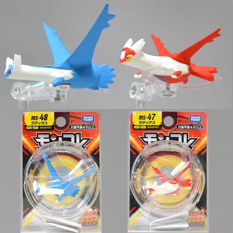 Pokemon Model Latios Latias Doll Game Anime Peripheral Commemorative Collection Ornaments Children's Toys Birthday Gift