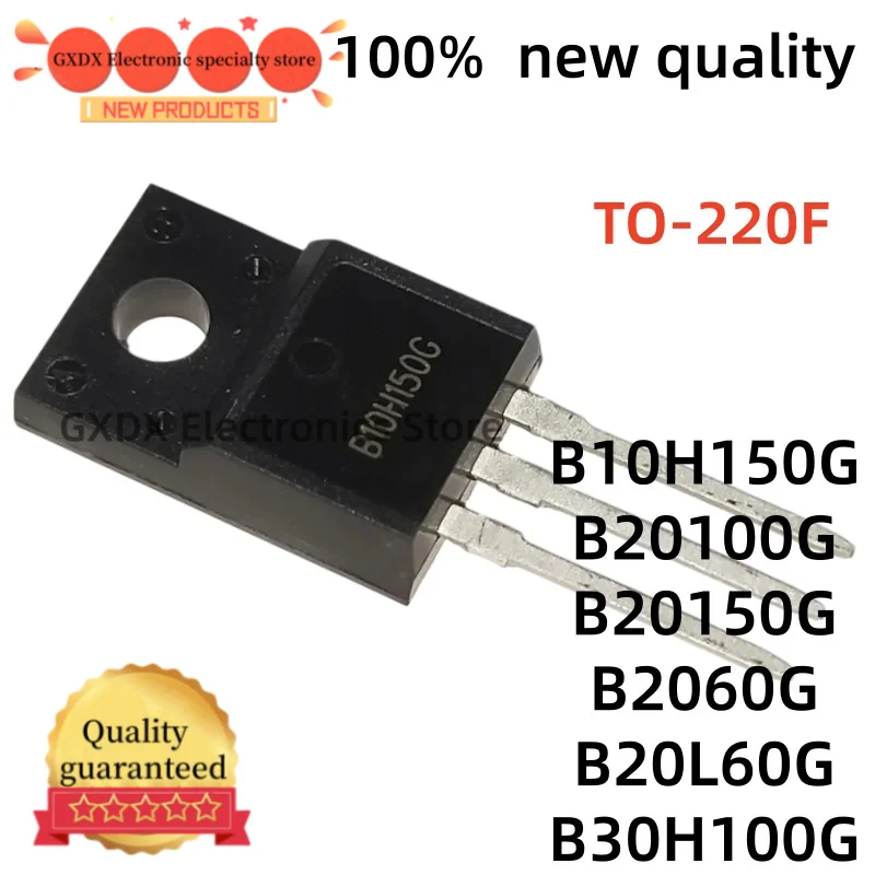 10-20piezas 100% nuevo B10H150G B20100G B20150G TO220F B2060G B20L60G B30H100G TO-220F In the warehouse