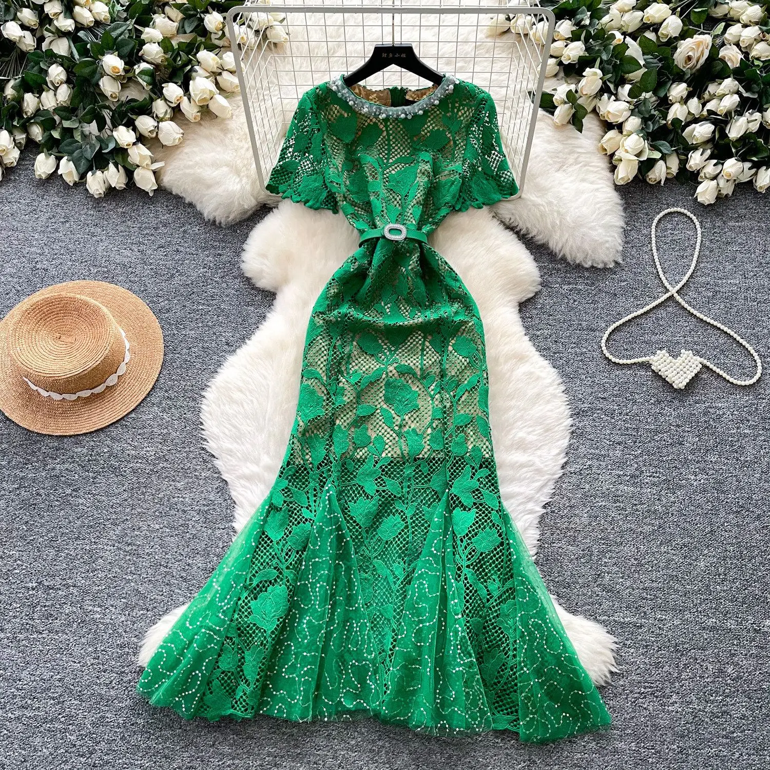 

Long Dress Women Gown Dresses Sexy Vestidos Y2k Streetwear Round Neck Short Sleeve Hip Wrap Elegant Party Night Slim Fit 2026