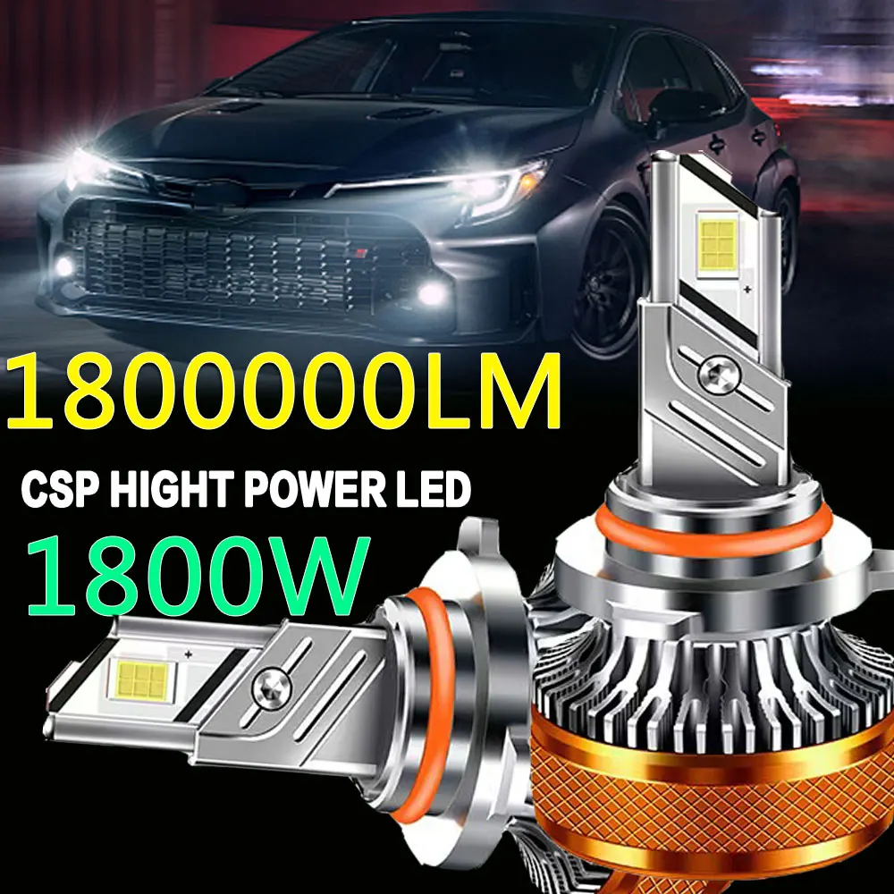 YBN LED Led Headlight High Power 5860 CSP Headlamp Canbus Lighthouse 6500K 12v 24v 36V H7 H1 H3 H11 H8 H9 9005 9006 HB3 HB4