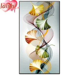 Diamond Painting Large-size decorative painting, ginkgo leaves Set Hobby Art DIY Full Drill Square Round Mosaic Home Decoration