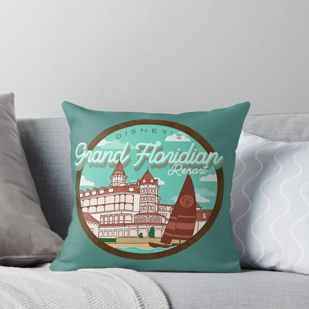 Grand Floridian Throw Pillow christmas ornaments 2025 christmas supplies pillow