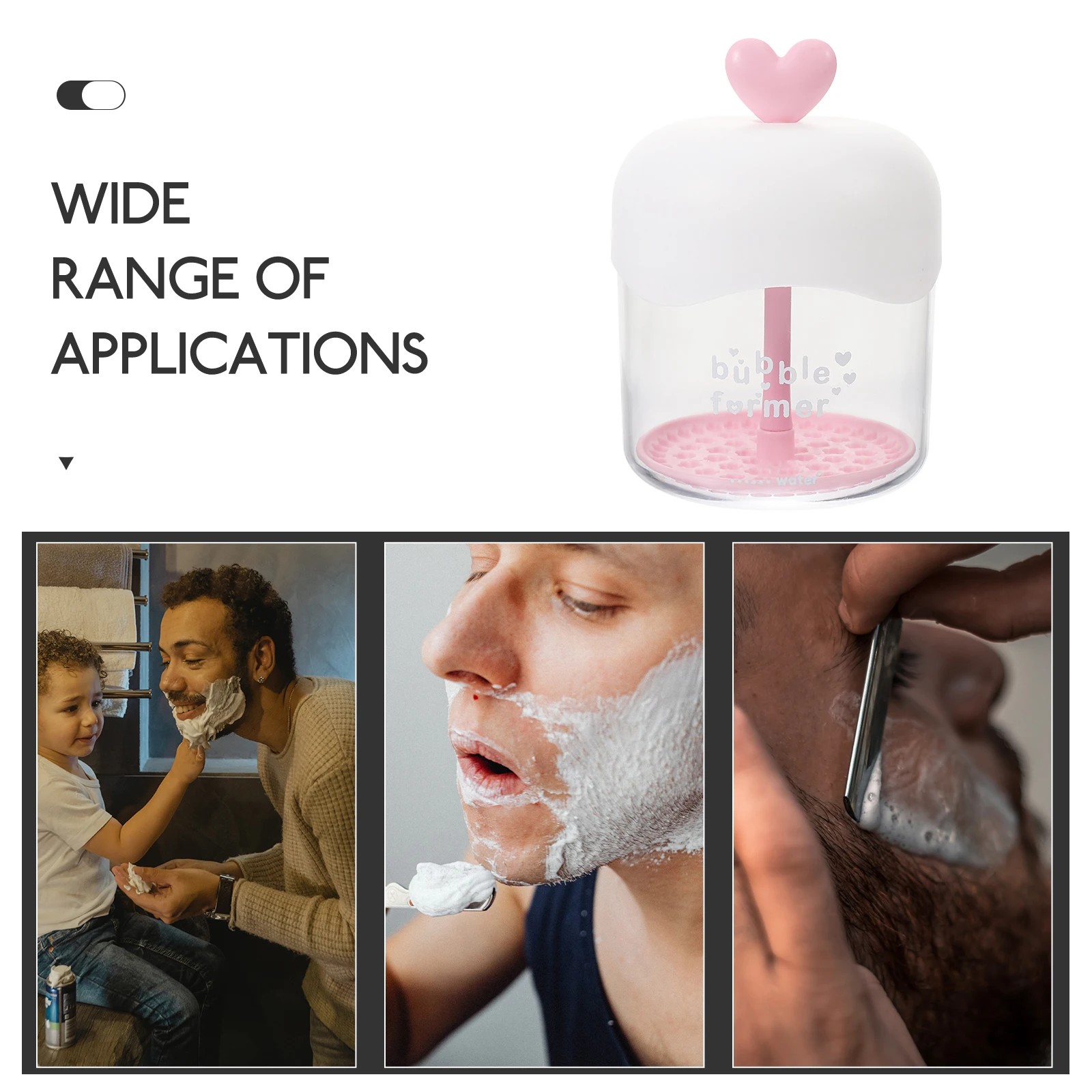 

Transparent Foam Maker Facial Cleanser Bubbler Moisturizing Plastic Tool Deep Cleansing Pores Travel Friendly Foaming Bottle