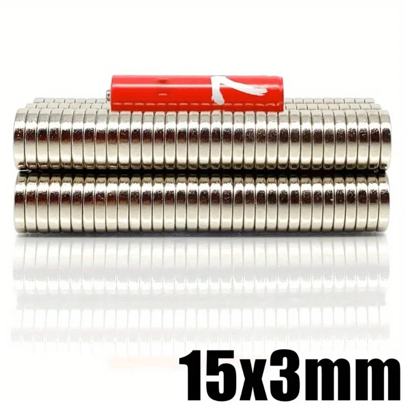 10pcs 15x3 Mm Search Minor Magnet Diameter 15mm X 3mm Bulk Small Round Magnetic 15x3mm Neodymium Disc Magnets 15*3 M