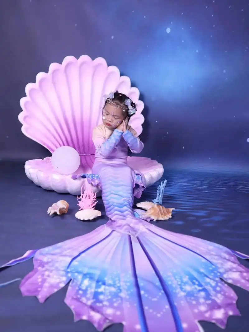 Maillot de bain professionnel personnalisé HD, une pièce, pour adultes et enfants, costume de performance pour aquarium