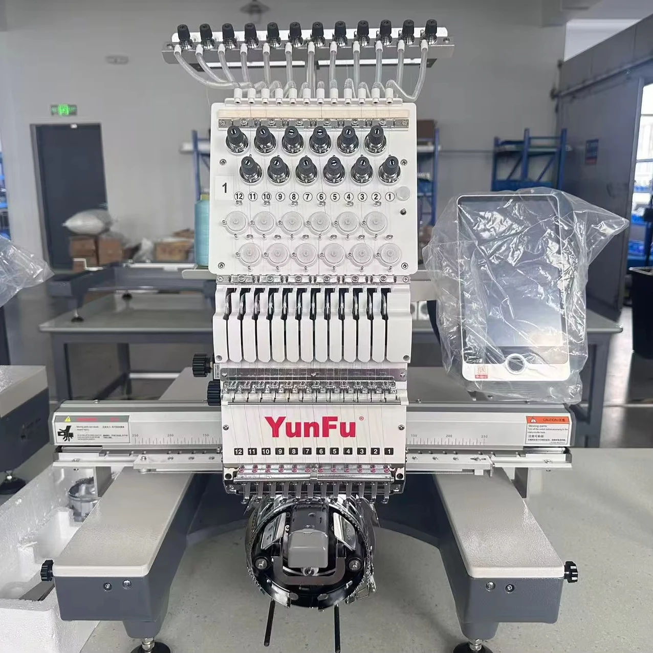 

Dahao Motor Automatic Single Head 12/15 Needles Industrial Computerized Embroidery Machine New Condition Gear Pump for Home Use