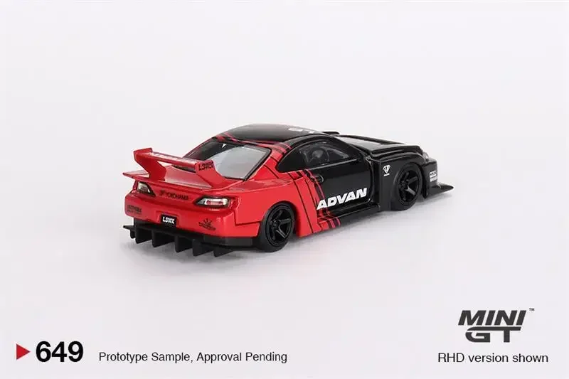 سيارة مصغرة طراز GT LB-Super Silhouette ADVAN RHD Diecast ، 1:64