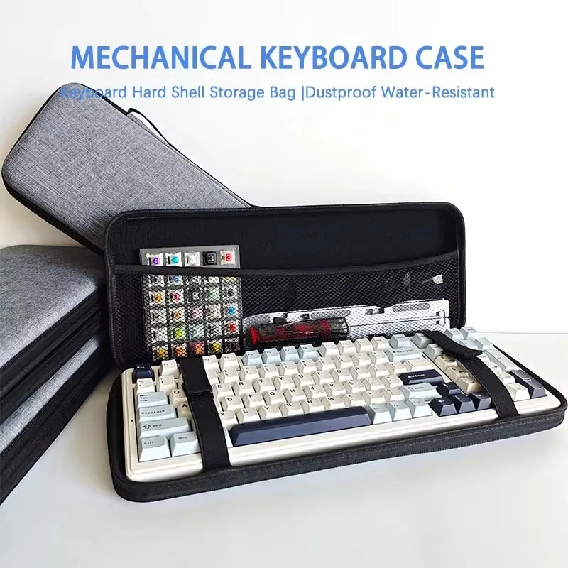 Professional EVA Keyboard Case Waterproof Protective Bag Travel Keyboard Dustproof Storage Bag For Mechanical Gaming Keyboards