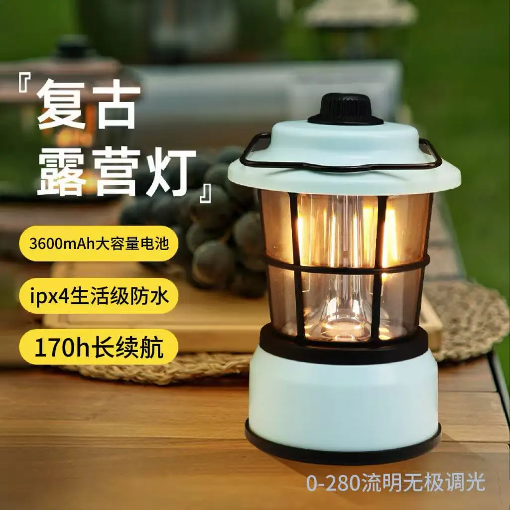 

Наружное освещение, светодиодный светильник для кемпинга, портативный светильник для кемпинга, зарядка, палатка, стойка с длительным сроком службы батареи, светильник для лошади