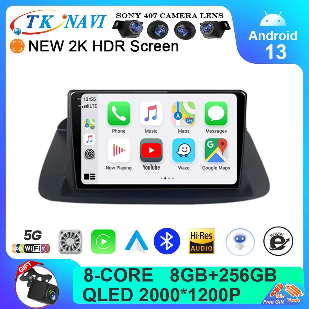 

Android 13 автомобильный Raido для Honda Accord 8 Crosstour 2008 - 2012 Carplay мультимедийный плеер интеллектуальная система автонавигация WIFI