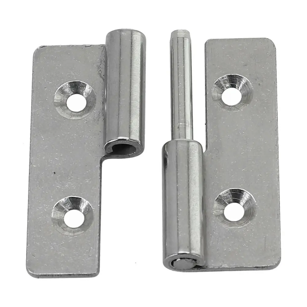 1Pcs Slip Joint Removable Hinge Lift Flag Off 304 Stainless Steel Detachable Hinges Furniture Hardware Left Right Open